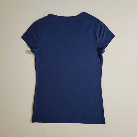 No Boundaries Junior's Navy Everyday Short Sleeve T-Shirt - Picture 11 of 11